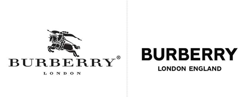 burberry新舊logo對比